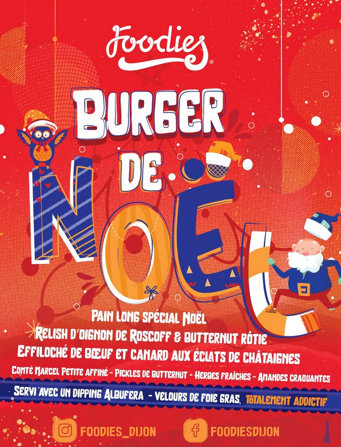 BURGER MOIS DE DECEMBRE - NOEL
